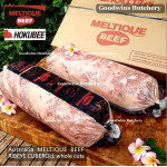 Beef RIBEYE Scotch-Fillet CubeRoll MELTIQUE meltik (wagyu alike) Australia HOKUBEE frozen STEAK 2cm 3/4" (price/pc 350g)